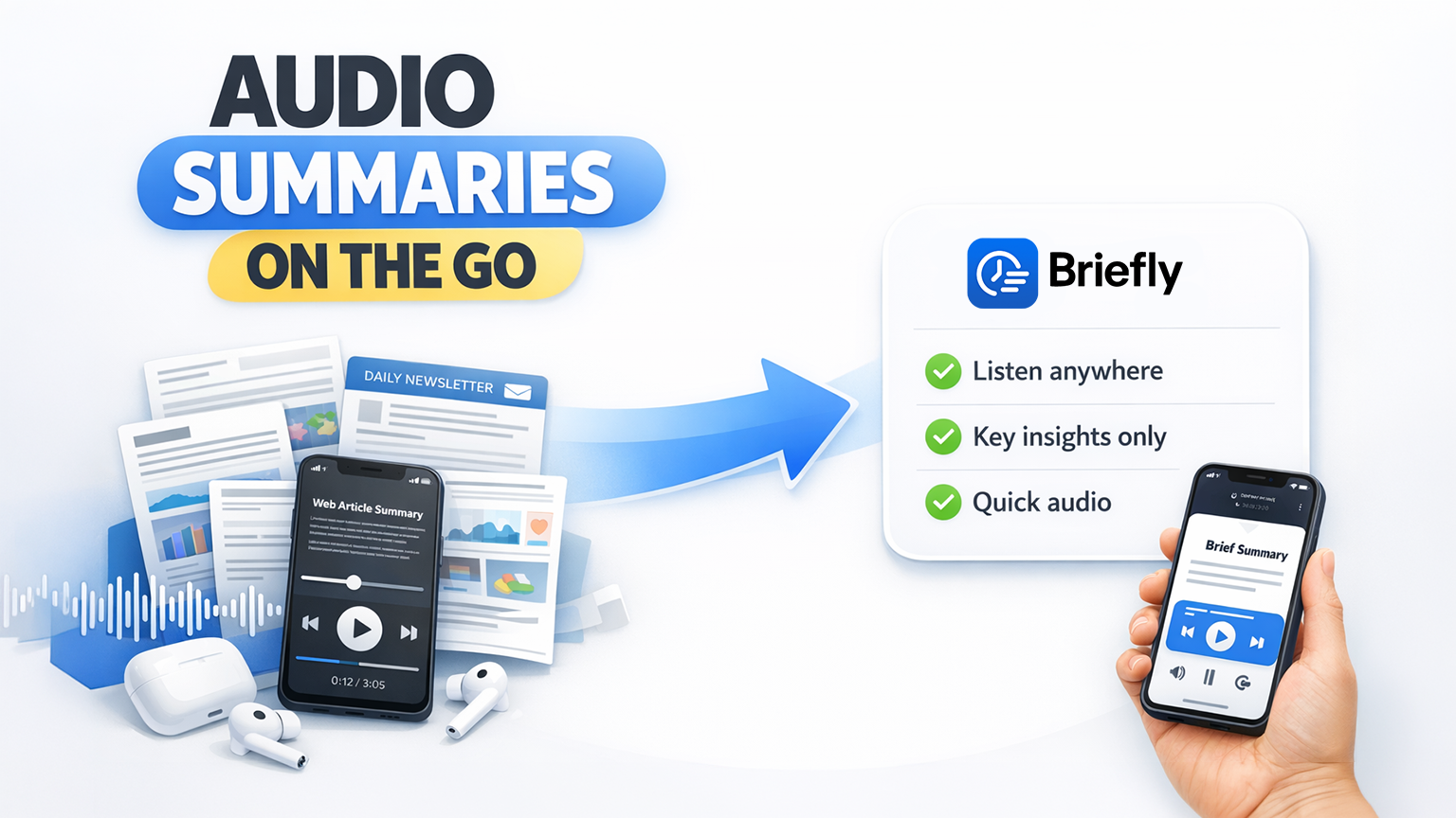Audio Summaries App: Listen to Web Content on the Go
