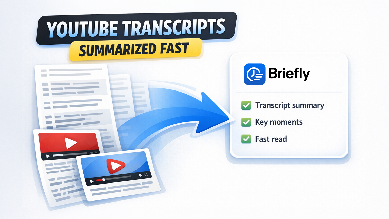 AI App to Summarize Long YouTube Transcripts Fast