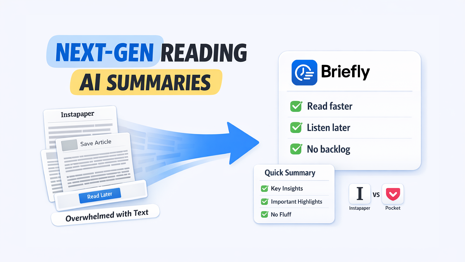 Briefly vs Instapaper: Next-Gen Reading Habits