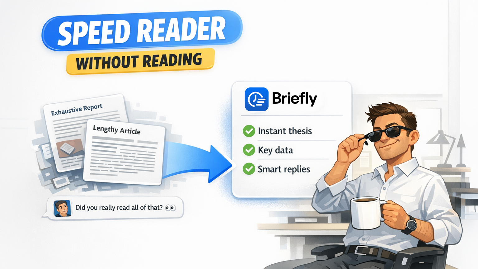 Gaslighting Your Coworkers Into Thinking You're a Speed Reader